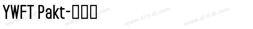 YWFT Pakt字体转换